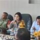 Kapolres Babar memberikan pernyataan soal tambang DAS Kampak. Foto: Rizki Ramadhani.